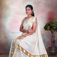 Fancy Set Mundu – BCH Gold Cotton Tissue Saree