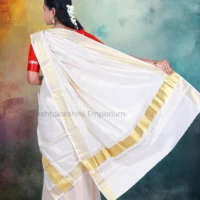 BCH Gold Cotton Tissue Saree