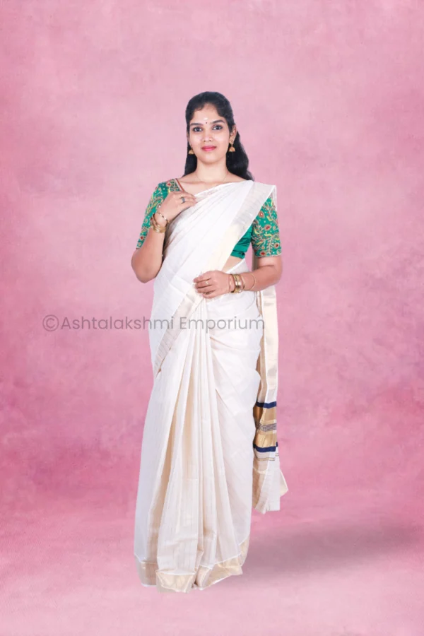 FANCY Design Cotton Tissue Saree