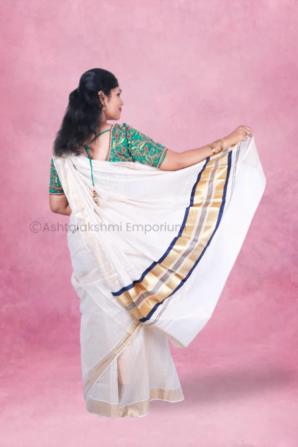 FANCY Design Cotton Tissue Saree