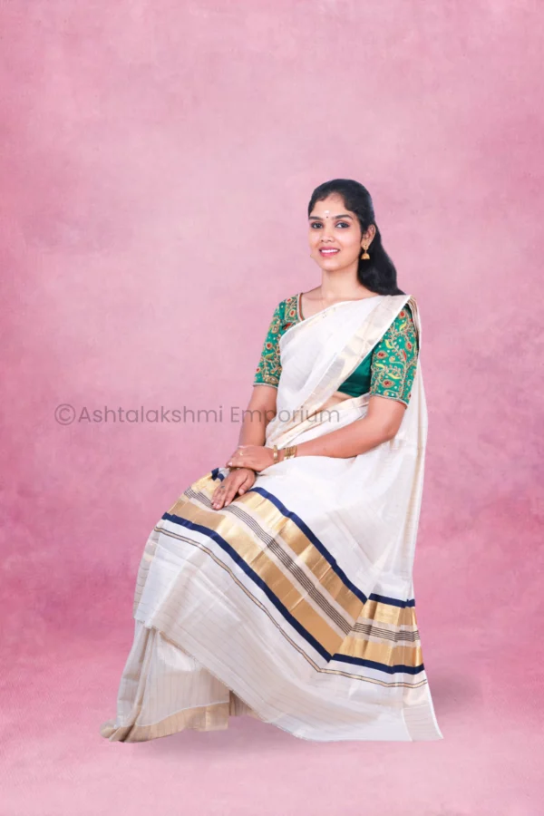 FANCY Design Cotton Tissue Saree