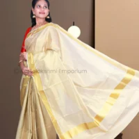 BCH Gold Full Tissue Saree