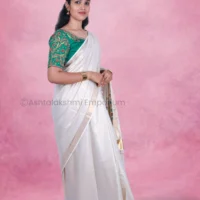 COTTON TISSUE Fancy Design Saree