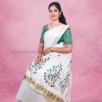 COTTON TISSUE Fancy Design Saree