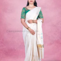 COTTON TISSUE Fancy Design Saree